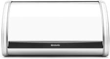 Image of Brabantia 339585 Roll Top Bread Bin, Medium - Brilliant Steel