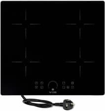 Image of Induction Hob 60cm, 4 Zone Electric Cooktop, 2800W Built-In Hob with Plug, Touch