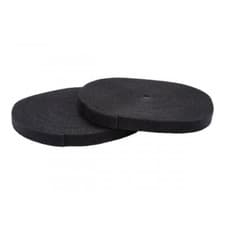 Image of StarTech Hook and Loop cable ties - 25ft roll black.Brand new unopened