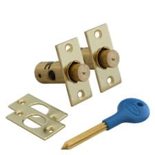 Image of ASEC Window Bolt - Electro Brass