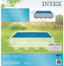 Image of Intex 16ft x 8ft SOLAR COVER Retangular Ultra Frame Swimming Pool #28029