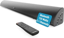 Image of MAJORITY Bluetooth Sound Bar for TV | Built-In Subwoofer | 120 Watts 2.1 Channel