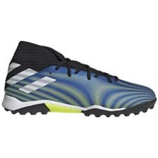 Image of adidas Nemeziz .3 Turf Size 9.5 Blue RRP £75 Brand New FW7407 LAST PAIRS