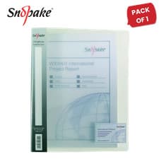 Image of Snopake 2-Ring A4 Clear Binder - Durable, Transparent Document Storage Pack of 1