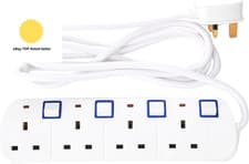 Image of Powermaster 341158 Switched Extension Lead with Neon Indicator 230V