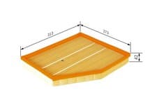 Image of BOSCH Air Filter BMW 2,0 4,4 13717521023 13717521037 1371752103701