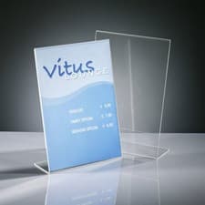 Image of Sigel TA213 Desk display board L-shape A3 Glassy Paper size: 1 pc(s)