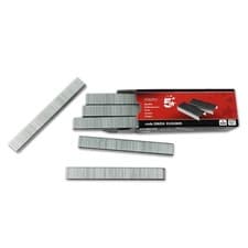 Image of 26/6 SILVER OFFICE STAPLES 6MM LEG ANY QTY CHEAP REFILLS 5 STAR BRANDED