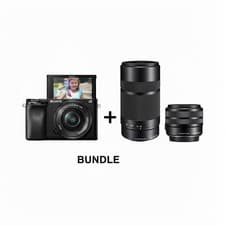 Image of Sony alpha A6100 with 16-50mm ii & 55-210mm lens /NEW