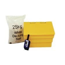 Image of 50 Litre Grit Bin And 25kg Salt Kit 389115
