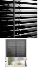 Image of Aluminium Metal Venetian Blinds Trimable Easy Fit 25mm Slat Home Office All Size