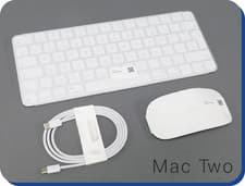 Image of Apple Magic Keyboard Touch ID A3118 & Mouse A3204 Bundle with USB-C Cable