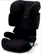 Image of Cybex Solution X i-Fix i-Size Child Car Seat. 3 to 12 Yrs. In Black.
