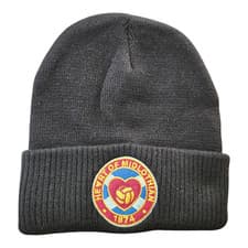 Image of HEART OF MIDLOTHIAN BEANIE HAT BLACK