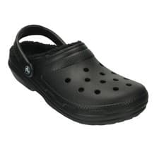 Image of Crocs Lined Adults Mens Womens Classic Warm Faux Fur Slip On Slipper Clogs Size