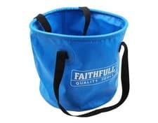 Image of Faithfull Collapsible Bucket 12 litre FAI12LBUCKET (Folding Bucket)