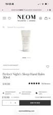 Image of Neom Perfect Nights Sleep Hand Balm 30ml