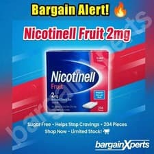 Image of Nicotinell FRUIT 2mg Medicated Chewing Gum Nicotine - 204 Pieces - EXP 2027 ✅️