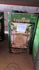 Image of Cuprinol UV Guard Decking Oil 5 Litre - Natural Oak DAMAGED TIN
