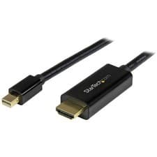 Image of StarTech.com MDP2HDMM1MB Mini DisplayPort To Digital A/V Cable Converter Cable -