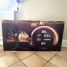 Image of AOC CU34G4 UltraWide QHD 34" Curved VA Gaming Monitor Black WQHD 180hz