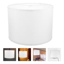 Image of 2 Count Table Lamp for Living Room Large Shades Lamps Fabric Lampshade
