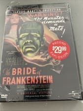 Image of The Bride of Frankenstein 1935 Rare Deleted Classic Universal Horror DVD 📀 -