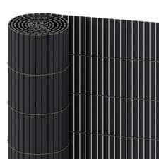 Image of Upgraded Bamboo Garden Screening Roll PVC Fence Privacy Panel Reinforced Fencing