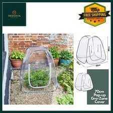 Image of Heavy Duty Pop Up Mini Greenhouse for Plants & Seedlings 70cm x 70cm x 80cm