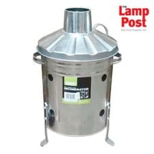 Image of Draper 53250 Mini Incinerator 15L 15 Litre - Galvanised Steel