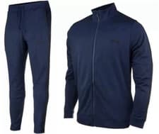 Image of Under Armour Men's Size XL Knit Track Suit 2-PC Navy Black 1357139 408
