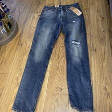 Image of Genuine Levis 512 Warp Comfort Stretch Mens Denim Blue Jeans *NEW*