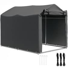 Image of Garden Storage Tent – Weatherproof Bike/Motorbike Shelter for Tools & Pool Gear