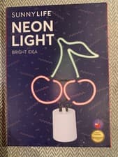Image of Sunnylife large neon cherry lamp light NEW RRP £80