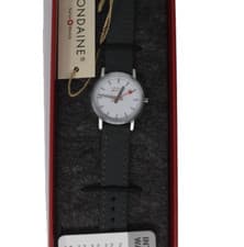Image of MONDAINE Classic Park Green Strap 30mm Brushed Steel Watch A6583032317SBS