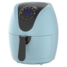 Image of EMtronics Digital Large 4.5L Air Fryer with 60 Minute Timer - Aqua Blue