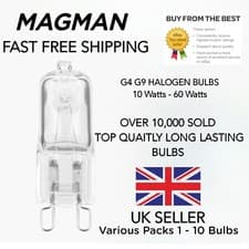Image of 10 x G9 Halogen Bulbs Capsule 10W 18W 20W 25W 28W 33W 40W 60W Lamp Light 220v