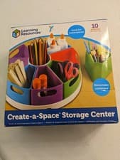 Image of Learning Resources Create A Space Classroom Storage Center Craft Organizer