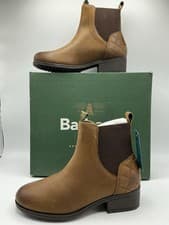 Image of Barbour Eden Chelsea Boots Brown Size 3/36