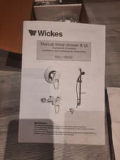 Image of Wickes Origin Manual Mixer Shower Kit - Chrome