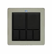 Image of LightwaveRF JSJS LW101 Master Wall Switch Mood Controller Switch Stainless Steel