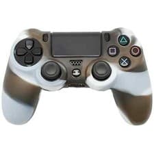 Image of Camo CASE Protect Grips Silicone Rubber Cover Skin for Sony PS4 Controller - UK