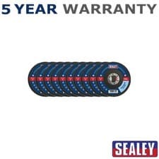 Image of Sealey 115mm Zirconium Flap Discs 60Grit 22mm Bore Pack of 10 FD1156010