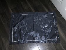 Image of timorous beasties tendrill spill navy pair of oxford pillowcases, 60 x 85 cms