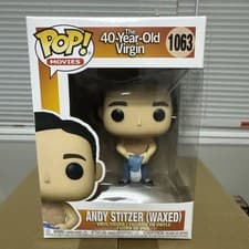 Image of Funko Pop! Movies: The 40-Year-Old Virgin - Andy Stitzer (Waxed) #1063