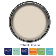 Image of Dulux Paint Natural Hessian Matt or Silk Emulsion Various Finishes 2.5 Litres