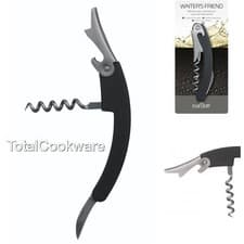 Image of KitchenCraft BarCraft Waiter's Friend Corkscrew With Foil Cutter Easy Opening