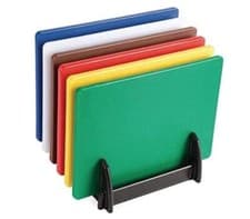 Image of Commercial Kitchen Chopping Board Colour Coded Hygiene Catering Food Cutting Set