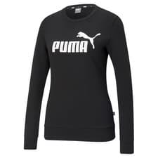 Image of Puma Women's Sweatshirt - Ess Logo Crew, Round Neck, Long Sleeve, Solid