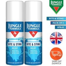 Image of Jungle Formula Bite and Sting Relief Spray Effective, Soothing 50ml Pack of 2